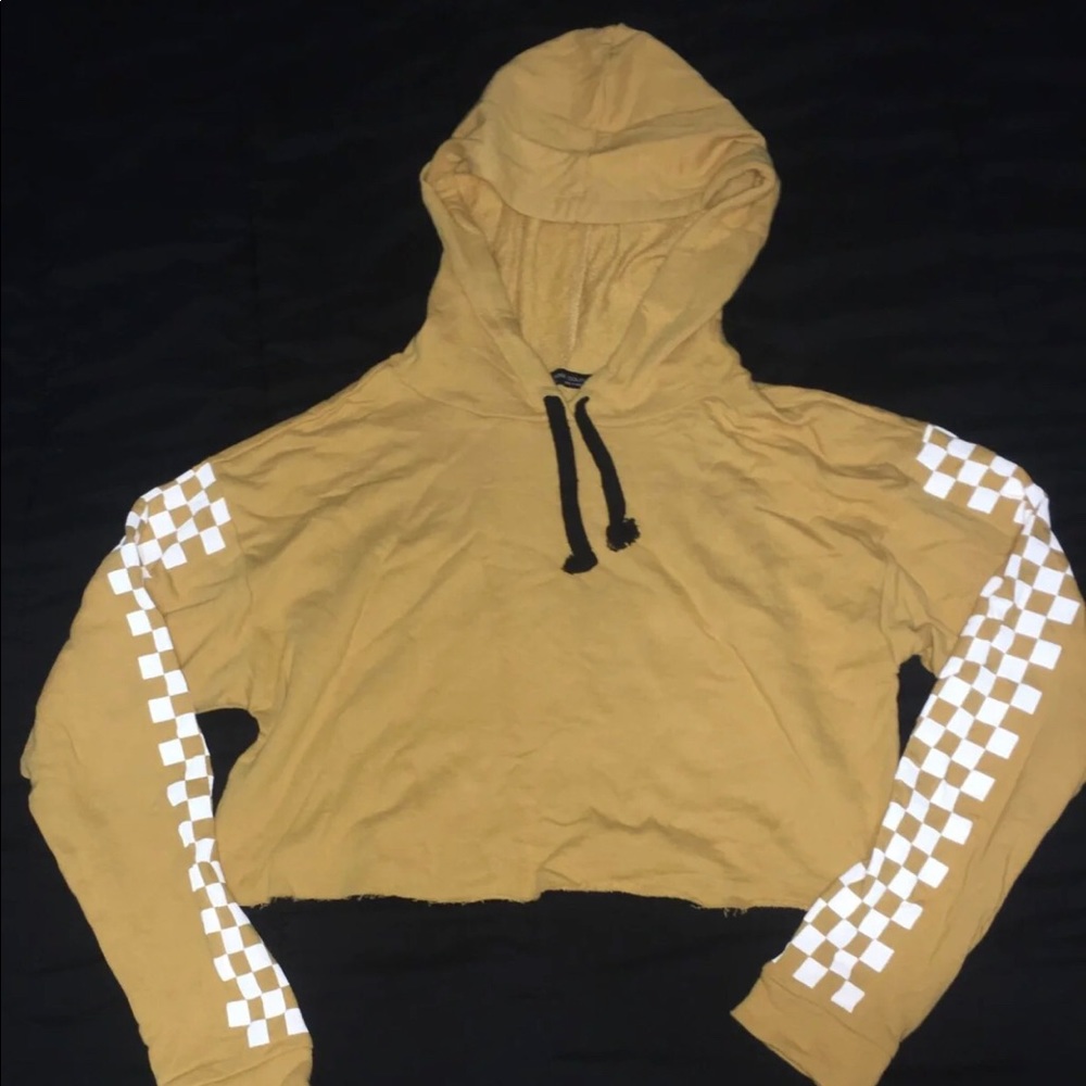 ❗️SOLD❗️Laura’s Boutique Tana Mustard Hoodie - Picture 3 of 6